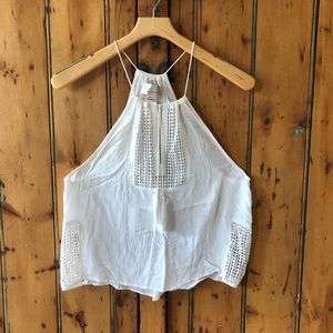 Vintage Havana Tank Top in White